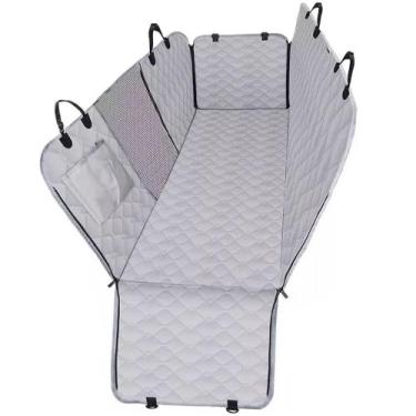 Imagem de Capa Protetora Pet Impermeável Banco Traseiro Carro MADOG, Cinza