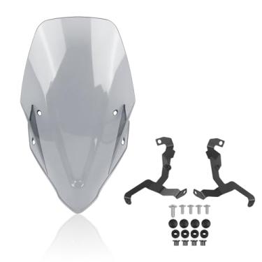 Imagem de PIKPOP Defletor de vento de para-brisa Touring substituição para Honda CB 750 Hornet CB750 2023 2024 acessórios de motocicleta viseira frontal de tela de carenagem (cinza)