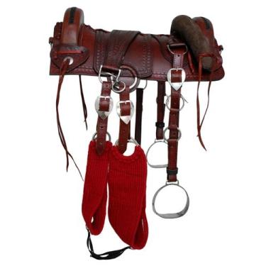 Imagem de Arreio Banana Pantaneiro Completo Luxo Maneador Inox Gaucho - Arreios 