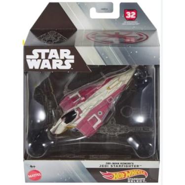 Imagem de STAR WARS Starships Select OBI-Wan Kenobi's Jedi Starfighter #32, 1:50 Scale Premium Die-Cast Vehicle
