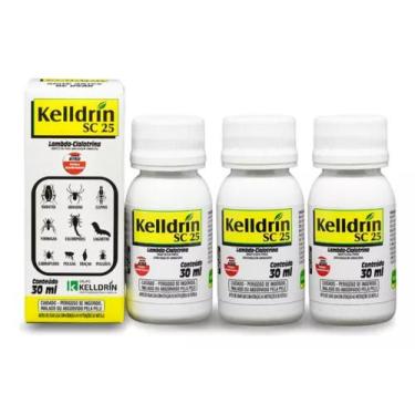 Imagem de Kelldrin Sc 25 Kit 3 unidades Mata Baratas, Aranhas, Escorpiões