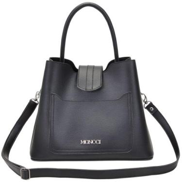 Imagem de Bolsa feminina de lado transversal Moncci Preta