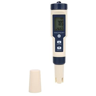 Imagem de 5 Em 1 Portátil PH Digital PH Temperatura TDS TDS EC Medidor Multifuncional Detector de Testes de Qualidade da água para o Garden Laboratório Home Aquário Fazenda PH Medidor de