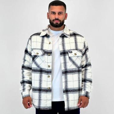 Imagem de Camisa Mormaii Xadrez Flanela com Sherpa Masculina-Masculino