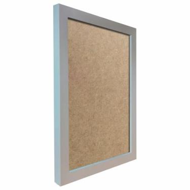 Imagem de Moldura Lisa Revestida para Quadros e Fotos com Fundo Mdf - 2x2 Cor:PRATA;Tamanho:20X30 CM