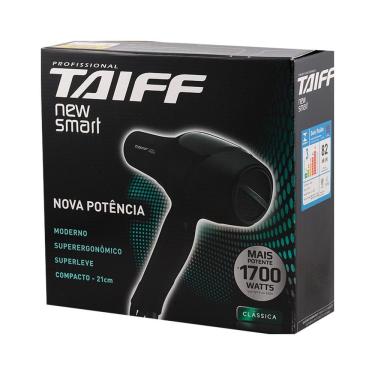 Imagem de Secador de cabelo taiff new smart, 2 velocidades 4 temperaturas - 1700W - 110V - preto