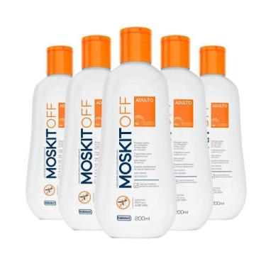 Imagem de Kit 5 Und Repelente Moskitoff Adulto 4 Horas De Proteção 200ml - Farma