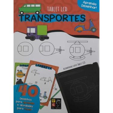 Imagem de Aprenda Desenhar! - Transportes - (Acompanha Tablet LCD) Sortido - PE 