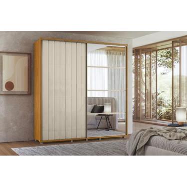 Imagem de Guarda Roupa 100% MDF-C/ Espelho-2 Porta de Correr c/ Amortecimento-4 