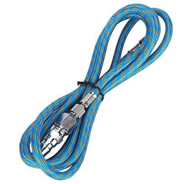 Imagem de Kit de Mangueira de Ar de Aerógrafo Mangueira de Ar para Ferramenta de Compressor Adaptador Conector Tubo de Ar Enrolado Utensílio de Bomba de Ar para Adaptador Trançado