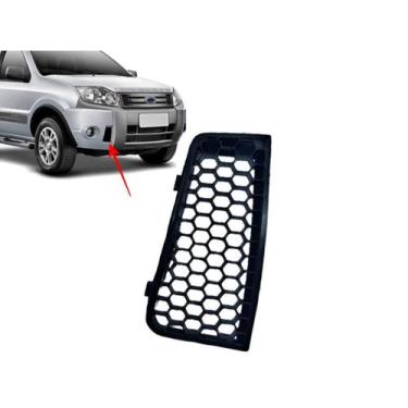 Imagem de Grade Parachoque Ecosport 2008 2009 2010 2011 2012 Preta Ld - Karina J