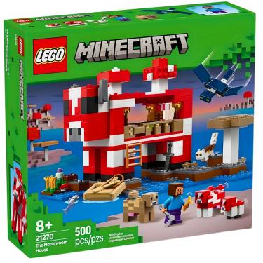 Imagem de Lego Minecraft A Casa do Cogumelo Coguvaca 21270