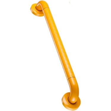 Imagem de QLDFX Barra de apoio de escada para banheiro barra de apoio para banheiro alça segura antiderrapante para chuveiro suporte de toalha para corredor (amarelo, 50 cm)
