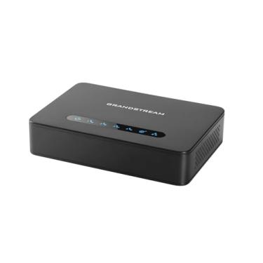 Imagem de Grandstream GS-HT814 4 portas Ata com 4 portas Fxs e roteador Gigabit NAT e dispositivo Voip, preto
