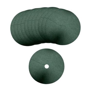 Imagem de Ｂｅｓｇａ 12 peças Tree Mulch Rings for Control Barreira de maconha resistente ao crescimento de ervas daninhas com orifício Paisagismo não tecido, Hole de 52 Cm E 6cm