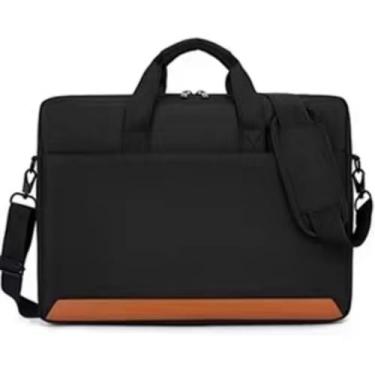 Imagem de Bolsa protetora para notebook, à prova de choque e de grande capacidade, de 14 polegadas (Preto)