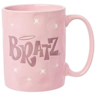 Imagem de Silver Buffalo Caneca de cerâmica Bratz Logo and Sparks Wax Resist 500 ml