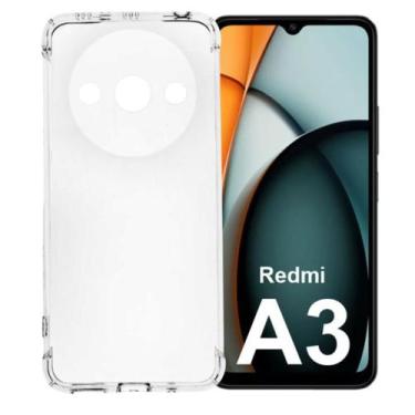 Imagem de Capa Para Xiaomi Redmi A3 Transparente Silicone Anti Impacto - Db