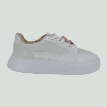 Imagem de Tênis Feminino Casual Moleca Floather Branco