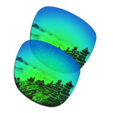 Imagem de SmartVLT Lentes de reposição masculinas verde-esmeralda para óculos de sol Ray-Ban RB4181 57 mm
