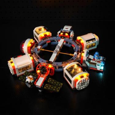 Imagem de BrickBling LED Light Compatible with Lego Space Station Building Toy Set (No Model), Creative Lights Compatible with Lego 60433, Great Surprise