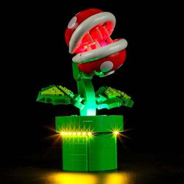 Imagem de BRIKSMAX Led Lighting Kit for Lego-71426 Piranha Plant - Compatible with Lego Super Mario Building Set- Not Include Lego Set