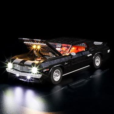 Imagem de GEAMENT LED Light Kit Compatible with Lego Chevrolet Camaro Z28 - Lighting Set for Creator 10304 Building Model (Model Set Not Included)Q