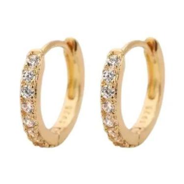 Imagem de Brincos de Argola Huggies Pequenos Arco-Íris - 2 Peças - Para Cartilag