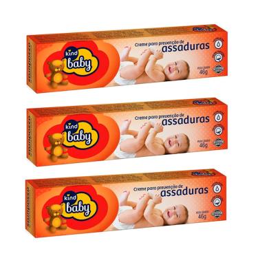 Imagem de Kit 3 Pomada Kind Baby Prevenção de Assaduras 46g cada