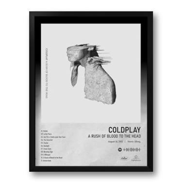 Imagem de Quadro Spotify Álbum A Rush of Blood to the Head - Tam. 33x43cm