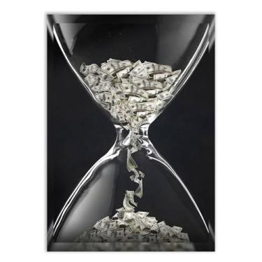 Imagem de Quadro Decorativo Tempo É Dinheiro Decoração Escritório Empresa