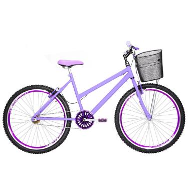 Imagem de Bicicleta Feminina Aro 26 Mtb Aero Cor Lilás E Violeta
