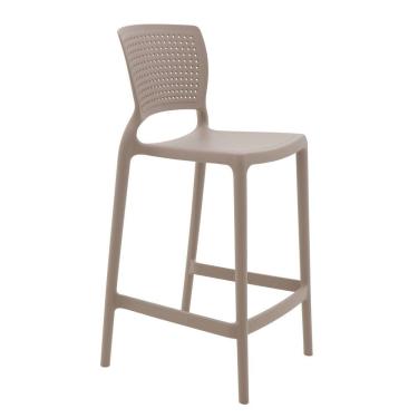 Imagem de Cadeira Tramontina Safira Alta Residência Em Polipropileno E Fibra De Vidro Camurça Tramontina