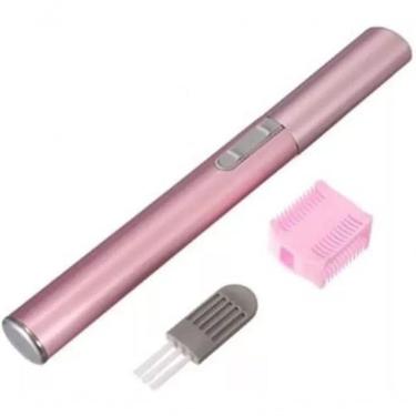Imagem de Mini Depilador Elétrico Aparador De Buço Sobrancelha Barba Caneta Rosa Ou Preta