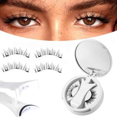 Imagem de XTKDAIUI Cílios Magnéticos, Aparência Natural, Sem Necessidade De Cola, Giani Lashes, Krafty Com Aplicador, Macios, Reutilizáveis, Fáceis Usar E Remover, Em02