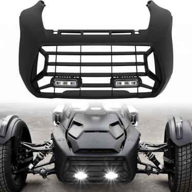 Imagem de SAUTVS Kit De Faróis Auxiliares Black Front Fascia Com Holofotes Led Para Can-Am Ryker 600 900 Sport & Rally Edition, Todos Os Modelos, Acessórios, Substituição Nº 705010722