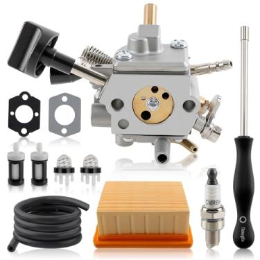 Imagem de MOTOALL Conjunto de filtro de ar de carburador com vela de ignição adequado para soprador de folhas Stihl BR800X BR800 BR800CE substitui 4283-120-0601