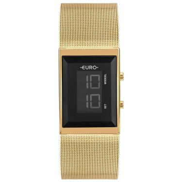 Imagem de Relógio Euro Feminino Fashion Fit Glam Dourado - Eubjf313aa-4d