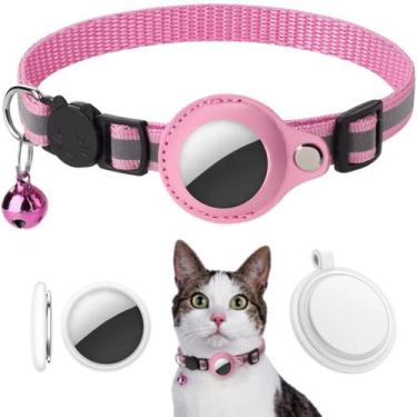 Imagem de Kit Coleira para Gato com Smart Tag Rastreador Localizador compatível 