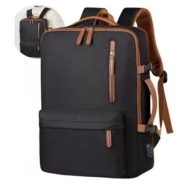 Imagem de Mochila EXECUTIVA EXPANSIVA Mala De Bordo USB Cor:;Gênero:Unissex;Tamanho:G-Unissex