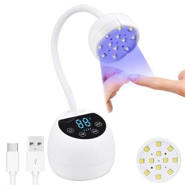 Imagem de Lâmpada de unhas PHAIN U V LED 36W Mini lâmpada de unhas de gel sem fi
