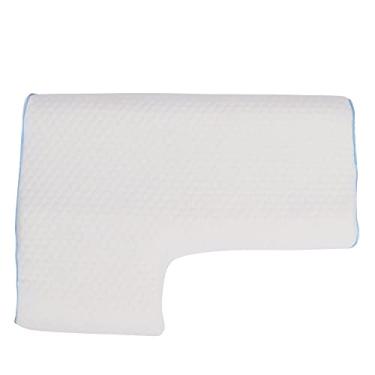 Imagem de Travesseiro de abraço de Vomeko, travesseiro para casais para dormir, travesseiro arqueado da memória, travesseiro de espuma de espuma de memória respirável, travesseiro de (Kostka Water Prawa ręka)