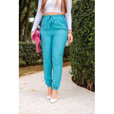 Imagem de Calça feminina jogger tecido viscolinho - MODA FILO, Pink, G