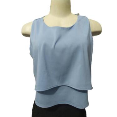 Imagem de Blusa Cropped curto sem manga - Meu closet