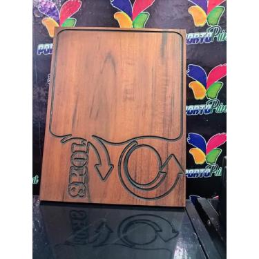 Imagem de Tábua de Churrasco personalizada SKOL - MARACATIARA, Marrom, 3kg