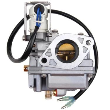 Imagem de Goodbest Novo conjunto de carburador compatível com Yamaha 20HP F20 4 tempos motor de popa barco substitui 6AH-14301-00 6AH-14301-01