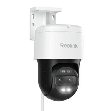 Imagem de Câmera de Segurança Trackmix WiFi 4K com Fio, Lente Dupla 8MP, Câmera PTZ 360°, Pan, Tilt e Zoom Híbrido 6x, Áudio Bidirecional, Detecção Inteligente, Suporte a microSD até 512 GB
