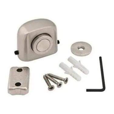 Imagem de Fixador batente de porta magnetico cromado - kala