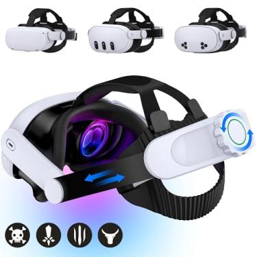 Imagem de HeadStrap Compatible with Oculus Meta Quest 3/Quest 3S/Quest 2,VR Headset Strap Quest 3S Replacement Enhanced Comfort