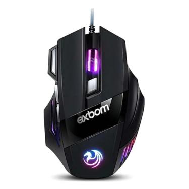Imagem de Mouse Gamer PC USB de Alta Precisão Com 7 Botões Programáveis e Cabo Reforçado Sensor Gamer Super Veloz Para Jogos Trabalho Estudos, LED RGB Ergonômico Jogos